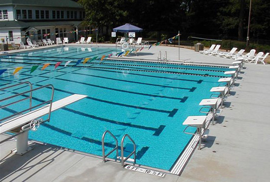 Commercial In-Ground Gunite Pool, Custom Pool, Inground Pools, Spas, Swimming Pools, The Clearwater Company, Columbia, SC