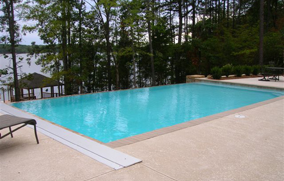 Vanishing Edge Pool, Custom Pool, Inground Pools, Spas, Swimming Pools, The Clearwater Company, Columbia, SC