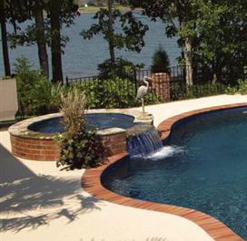 Spa on Lake Murray, Custom Pool, Inground Pools, Spas, Swimming Pools, The Clearwater Company, Columbia, SC