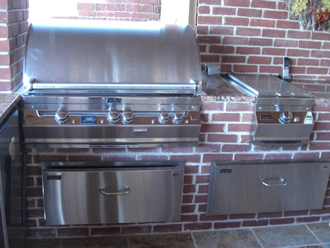 Outdoor Kitchen, Custom Pool, Inground Pools, Spas, Swimming Pools, The Clearwater Company, Columbia, SC