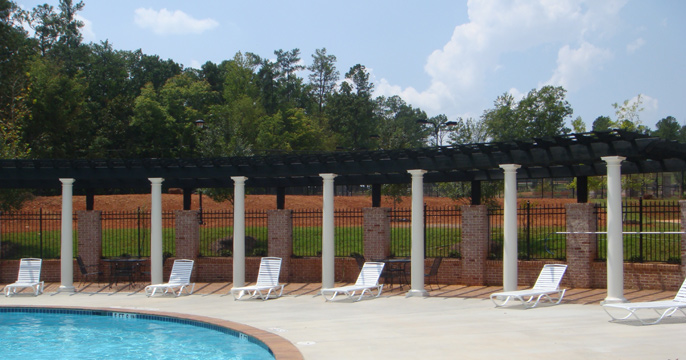 Pergola at Kingston Harbour, Custom Pool, Inground Pools, Spas, Swimming Pools, The Clearwater Company, Columbia, SC