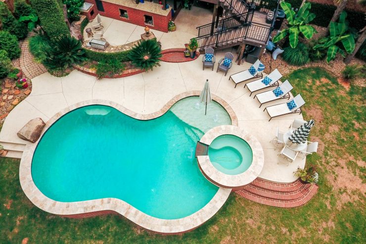 Backyard Pool & Spa, Custom Pool, Inground Pools, Spas, Swimming Pools, The Clearwater Company, Columbia, SC