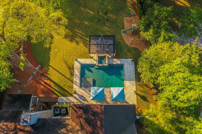 Rectangle Pool and Spa, Custom Pool, Inground Pools, Spas, Swimming Pools, The Clearwater Company, Columbia, SC