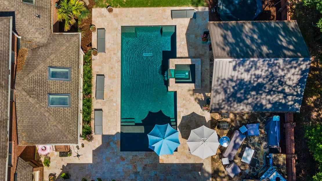 Custom Pool & Spa in Hampton Ridge The Clearwater Pool Company