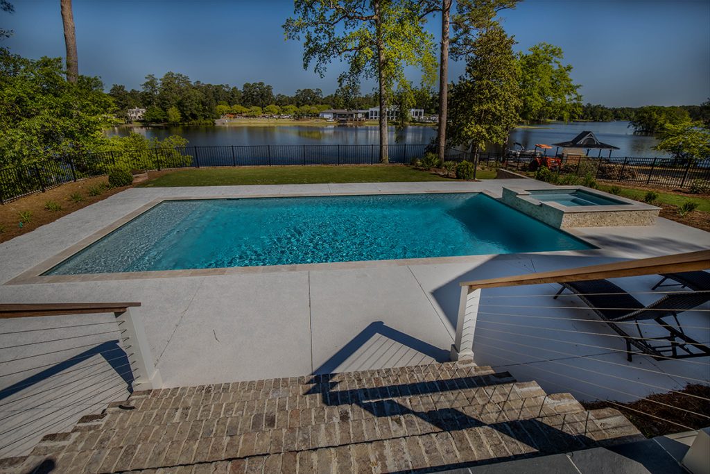 Modern Rectangle Pool in Historic Heathwood – The Clearwater Pool Company