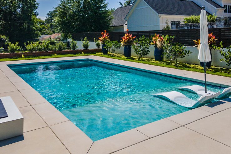 Modern Rectangle Pool, Custom Pool, Inground Pools, Spas, Swimming Pools, The Clearwater Company, Columbia, SC