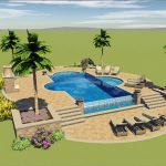 Nixon Drawing - Design, Custom Pool, Inground Pools, Spas, Swimming Pools, The Clearwater Company, Columbia, SC