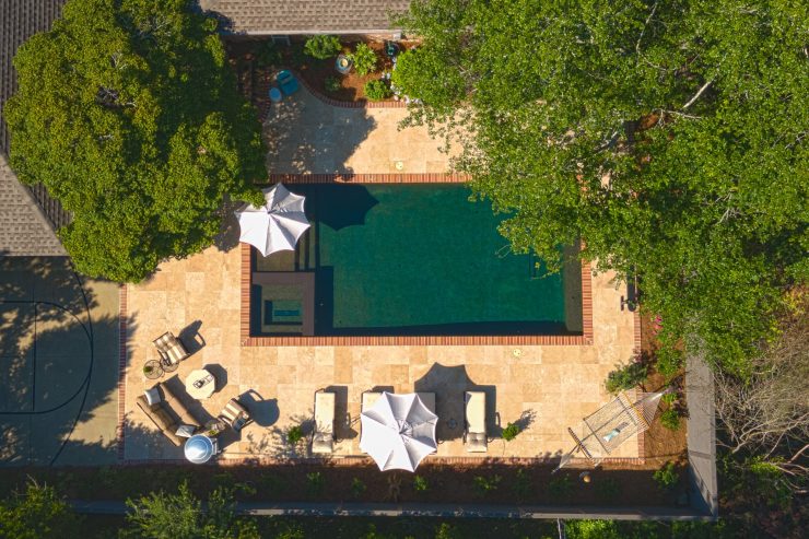 Rectangle Pool & Same Level Spa, Custom Pool, Inground Pools, Spas, Swimming Pools, The Clearwater Company, Columbia, SC
