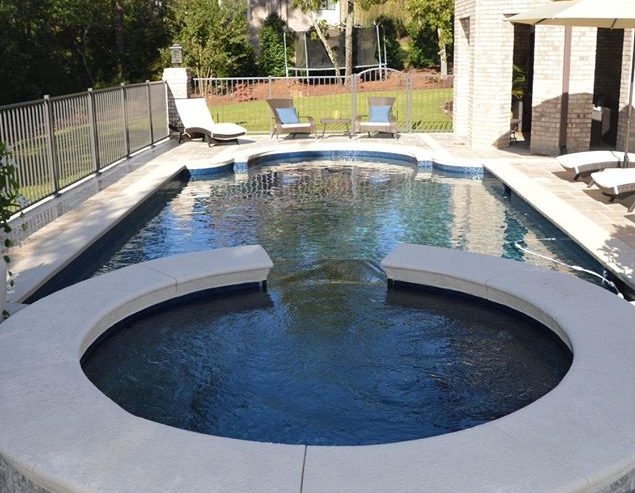 Roman Style Pool & Spa, Custom Pool, Inground Pools, Spas, Swimming Pools, The Clearwater Company, Columbia, SC
