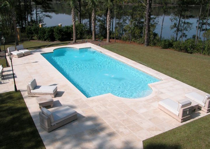 Roman Style Pool, Custom Pool, Inground Pools, Spas, Swimming Pools, The Clearwater Company, Columbia, SC
