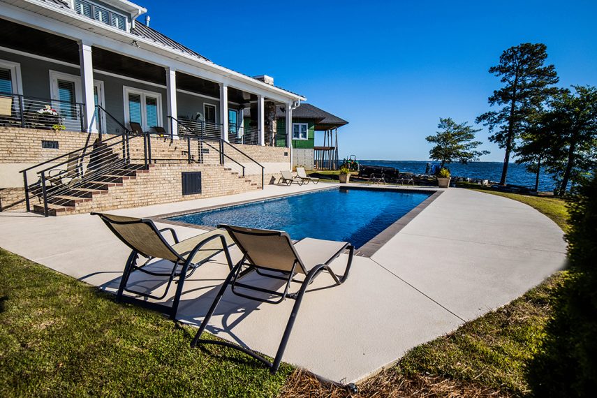 Rectangular Swimming Pool in Columbia SC The Clearwater Pool Company